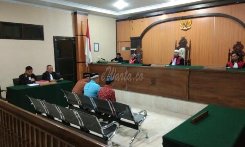 Sidang mantan anggota PPK Ulu Talo, Seluma. Bengkulu