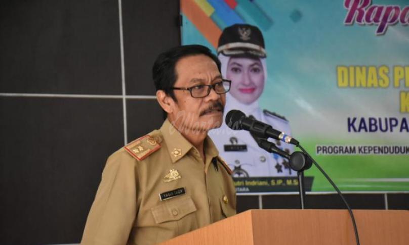 Kepala Dinas Pariwisata yang juga Plt Kepala Dinas PP dan KB Luwu Utara, Yasir Taba