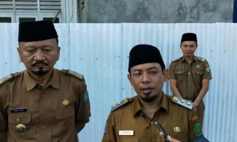 Wakil Walikota Bengkulu di dampingi Sekda lakukan inspeksi mendadak ke sejumlah OPD di lingkungan Pemerintah Kota