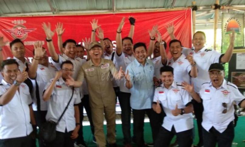 Deklarasi Club Bikers Metic, Gubernur tampak akrab dengan para Bikers