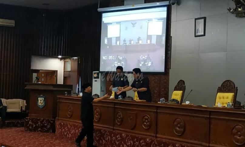 Paripurna penyampaian pelaksanaan APBD tahun 2018