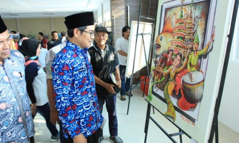Asisten III Setda Provinsi Bengkulu Gotri Suyanto membuka pameran seni rupa, kerjasama Taman Budaya dan Komunitas Seni Rupa Bengkulu. Pameran kali ini mengangkat tema "Dari Bengkulu Untuk Indonesia".