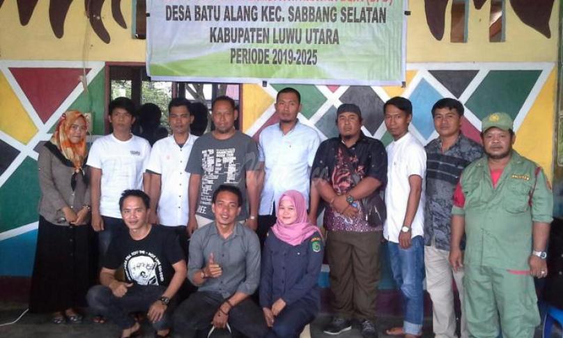 Panitia dan anggota BPD terpilih Desa Batu Alang, Kabupaten Luwu Utara