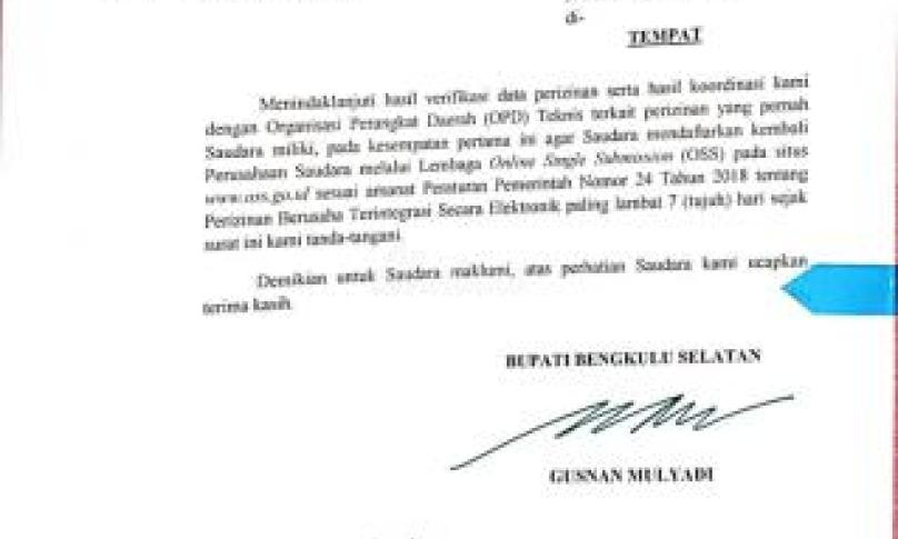 SP I terhadap tiga Perusahaan tidak taat aturan di Bengkulu Selatan