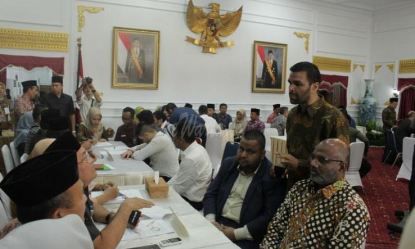 Investor besar India tampak serius menyimak presentasi peluang bisnis dari setiap OPD di Bengkulu