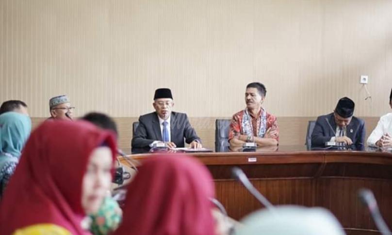 Tim verifikasi kesehatan nasional disambut Bupati Bengkulu Selatan, Gusnan Mulyadi