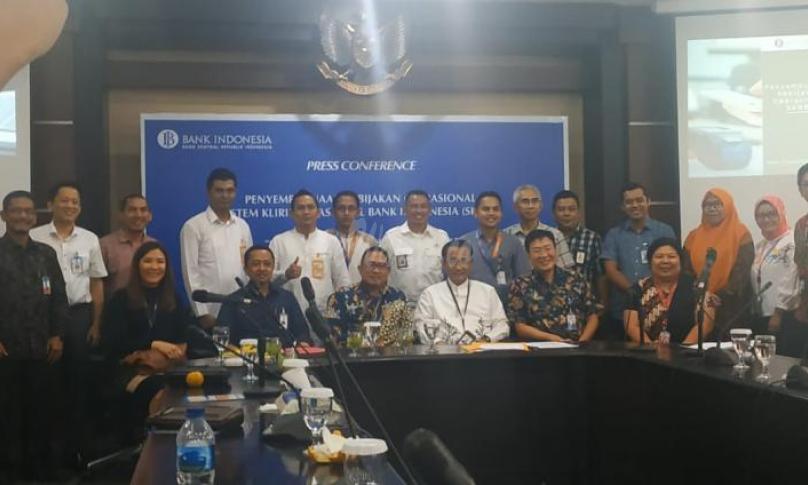 Pers Conference penyempurnaan kebijakan operasional Sistem Kliring Nasional Bank Indonesia 