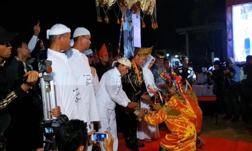 Penyambutan Bagindo Rajo (Gubernur Bengkulu) 