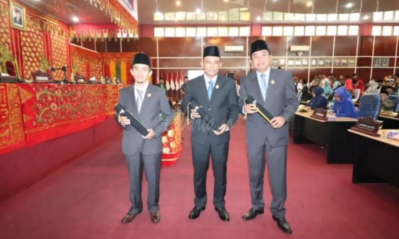 Selamat, 3 Pimpinan DPRD Kota Bengkulu yang baru, semoga amanah