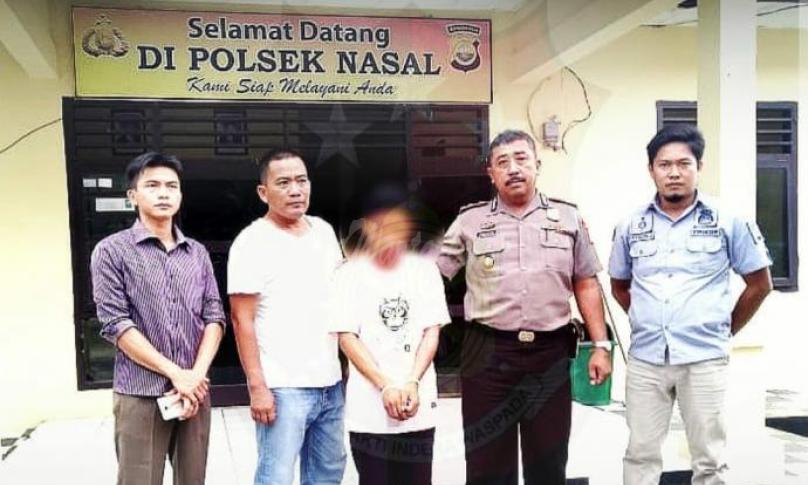 Pelaku tak berkutik lagi di hadapan petugas