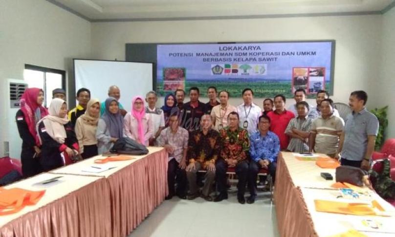 Peningkatan SDM dan Koperasi UMKM berbasis kelapa sawit