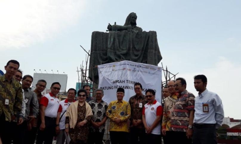 Peresmian patung Ibu Negara (Fatmawati) Putri Asli Bengkulu