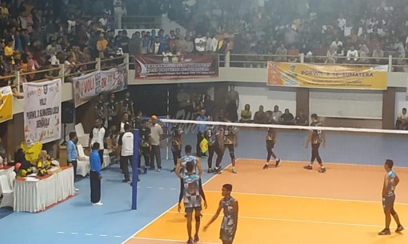 Tim bolla volly Sumatera unggul 3-0 lawan Aceh