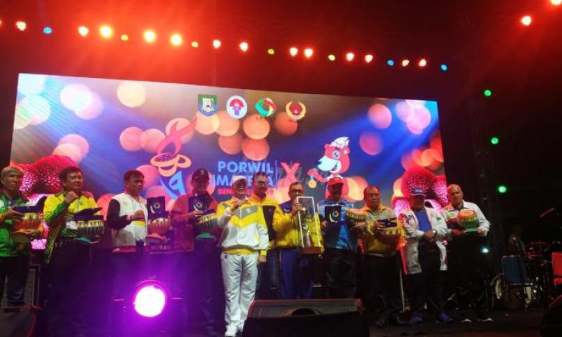Porwil Sumatera X tahun 2019 resmi ditutup, Bengkulu Peringkat 3 se- Sumatera