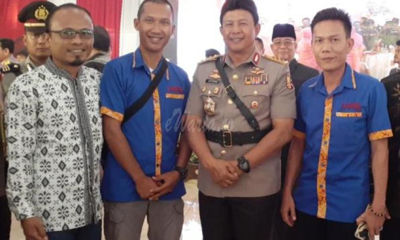 Wakapolri foto bersama dengan Pimpinan Organisasi Media Online Bengkulu