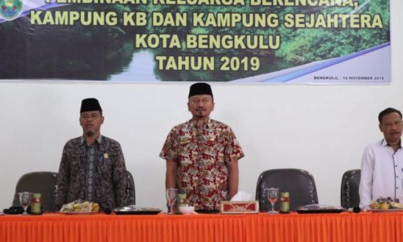 Sekretaris Daerah (Sesda) Kota Bengkulu Marjon membuka acara Pembinaan Keluarga Berencana, Kampung KB dan Kampung Sejahtera Kota Bengkulu Tahun 2019