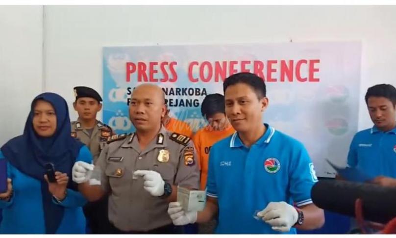 Pers Converence Satnarkoba Polres Rejang Lebong.
