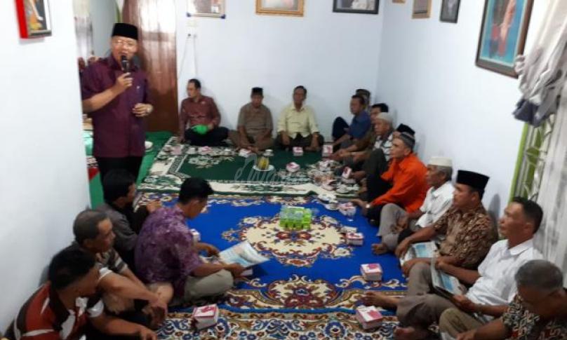 Ramah tamah Gubernur Bengkulu dan rombongan ke Desa Kota Padang perbatasan dengan Empat Lawang Sumatera Selatan. 