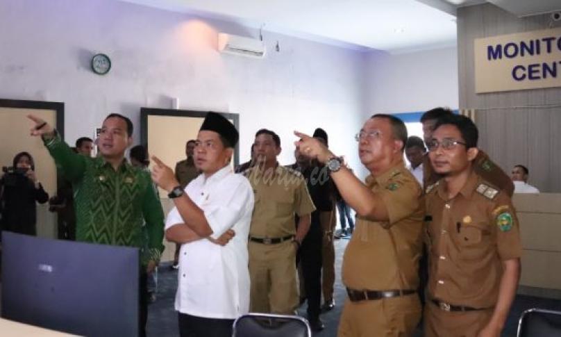 Kunjungan Komisi I Dewan Kota Bengkulu ke kantor Kominfosan.