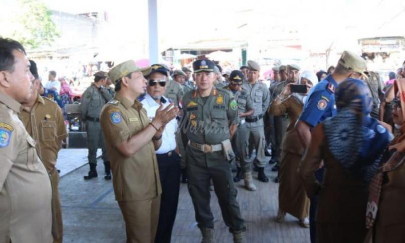 Pendekatan persuasif terus dilakukan olek pemkot Bengkulu dengan pedagang.