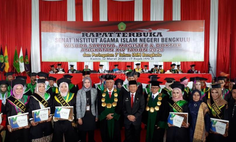 729 Lulusan Iain Bengkulu Angkatan Ke Xiv Diwisuda Berikut Lulusan Terbaik 2020 Ewarta