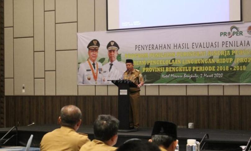 Dari 53 perusahaan di Bengkulu, 37 perusahaan mendapatkan Profer warna biru (baik)  dan 16 perusahaan mendapatkan warna merah.