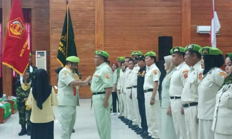 Pengukuhan Pemuda Panca Marga provinsi Bengkulu periode 2020 - 2025.