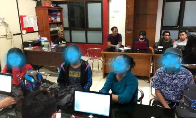 Empat pelaku diamankan Tim Subdit Jatanras Polda Bengkulu.