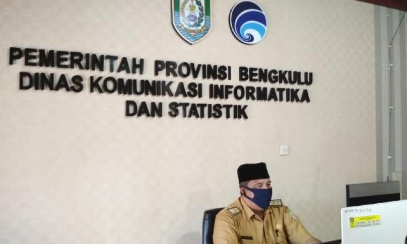 Ketua Gugus Tugas provinsi Bengkulu, Jaduliwan didampingi Kepala Dinas Kesehatan Herwan Antoni.