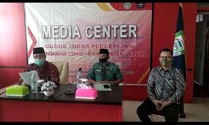 Konferensi Pers Tim Gugus Tugas Kabupaten Seluma.