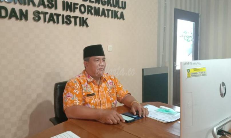 Ketua Gugus Tugas provinsi Bengkulu, Jaduliwan didampingi Kepala Dinas Kesehatan Herwan Antoni.