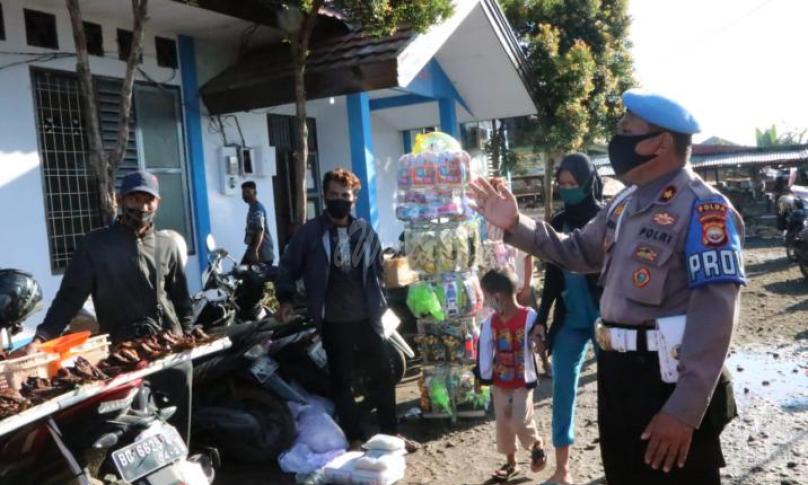Patroli di kawasan wisata dan pasar