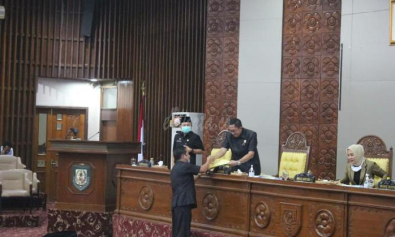 Rapat Paripurna DPRD Provinsi Bengkulu yang ke -10 Masa Persidangan ke-2 Tahun Sidang 2020