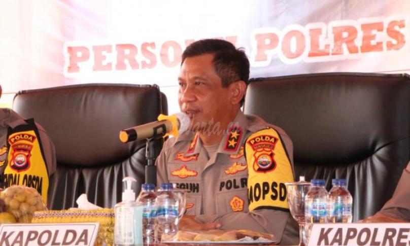 Kapolda Bengkulu Irjen pol Drs Teguh Sarwono