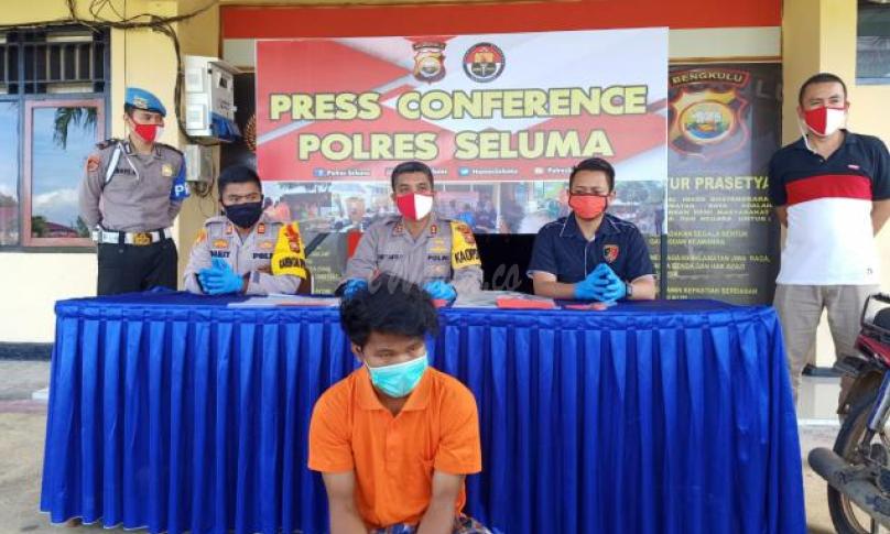 Press Conference Polres Seluma