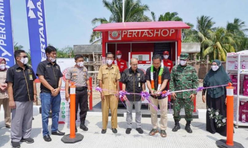 Wagub Resmikan Pertashop Pasar Pino Bengkulu Selatan