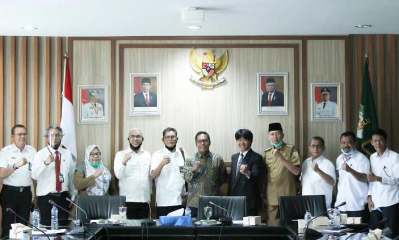 Rakor di Provinsi Bengkulu, di ruang rapat rafflesia, Senin (24/8).