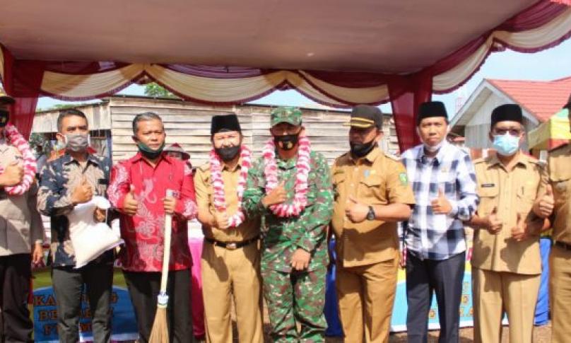 Peresmian Kampung Berseri Permai di Kelurahan Bentiring Permai, Kecamatan Muara Bangkahulu