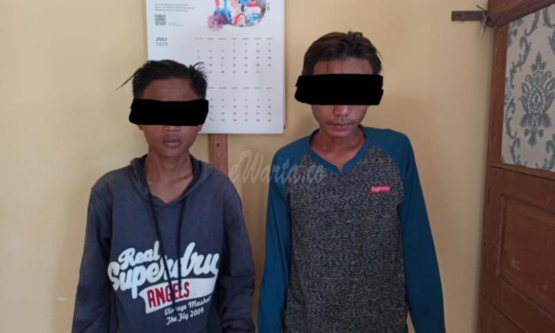 Tersangka yang diamakan polisi