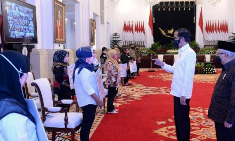 Presiden di Istana Negara Jakarta, Senin (24/08/2020).
