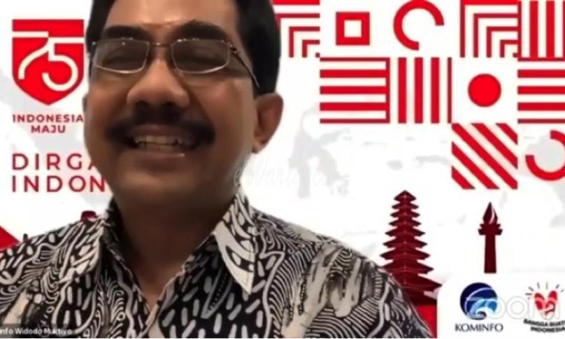 Direktur Jenderal Informasi dan Komunikasi Publik Kementerian Komunikasi dan Informatika Widodo Muktiyo