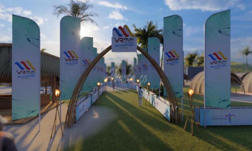 Virtual Reality (VR) Run Series 2020 dengan tema destinasi wisata prioritas Mandalika - Nusa Tenggara Barat pada 24-30 Agustus 2020