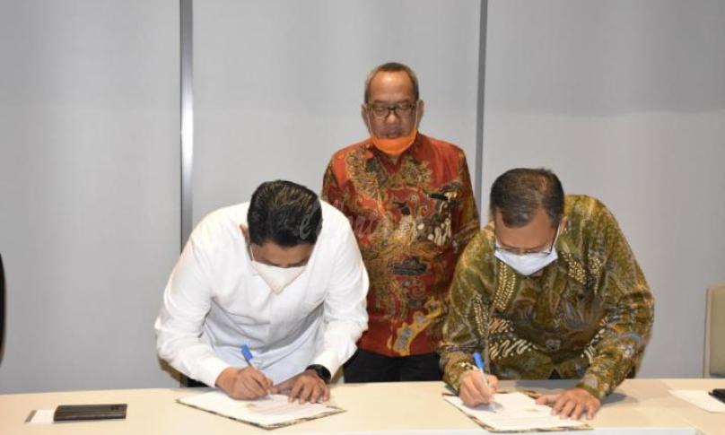 MoU ini ditandatangani secara virtual oleh Muhammad Ali Ramdhani dengan Ketua Bebras Indonesia Inggriani Liem