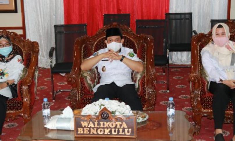 rakor virtual bersama Mendagri dan Dirut Pertamina dari balai kota, Rabu (9/9/2020)