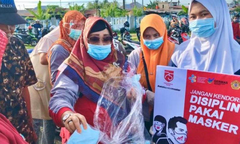 pembagian masker gratis