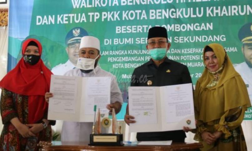 MoU dengan Plt Bupati Muara Enim Juarsah.