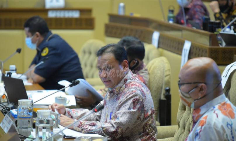 Ketua Bawaslu Abhan saat menghadiri Rapat Dengan Pendapat dengan Komisi II DPR, Kemendagri, KPU, dan DKPP di Gedung DPR, Jakarta, Senin 21 September 2020/Foto: Humas Bawaslu RI