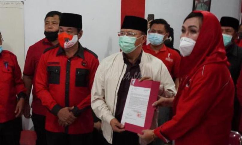 Rohidin Mersyah menerima B1KWK secara virtual dari PDI Perjuangan