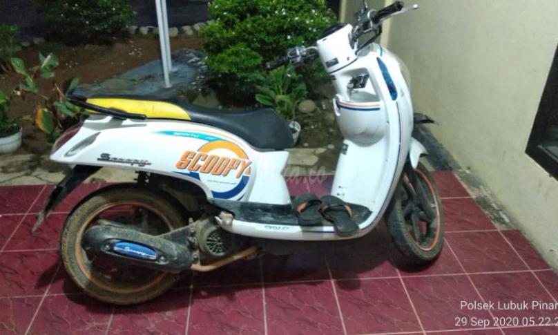 Motor yang diamankan polisi