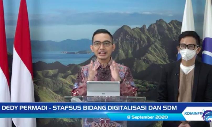 Staf Khusus Menteri Kominfo Bidang Digitalisasi dan SDM, Dedy Permadi